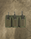 Portacargador triple